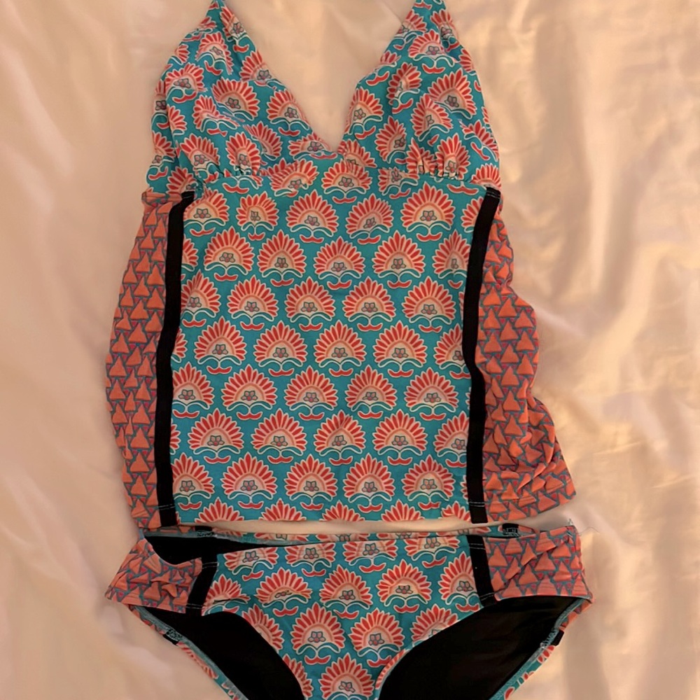 TopShop Tile Maternity Swim set size 4